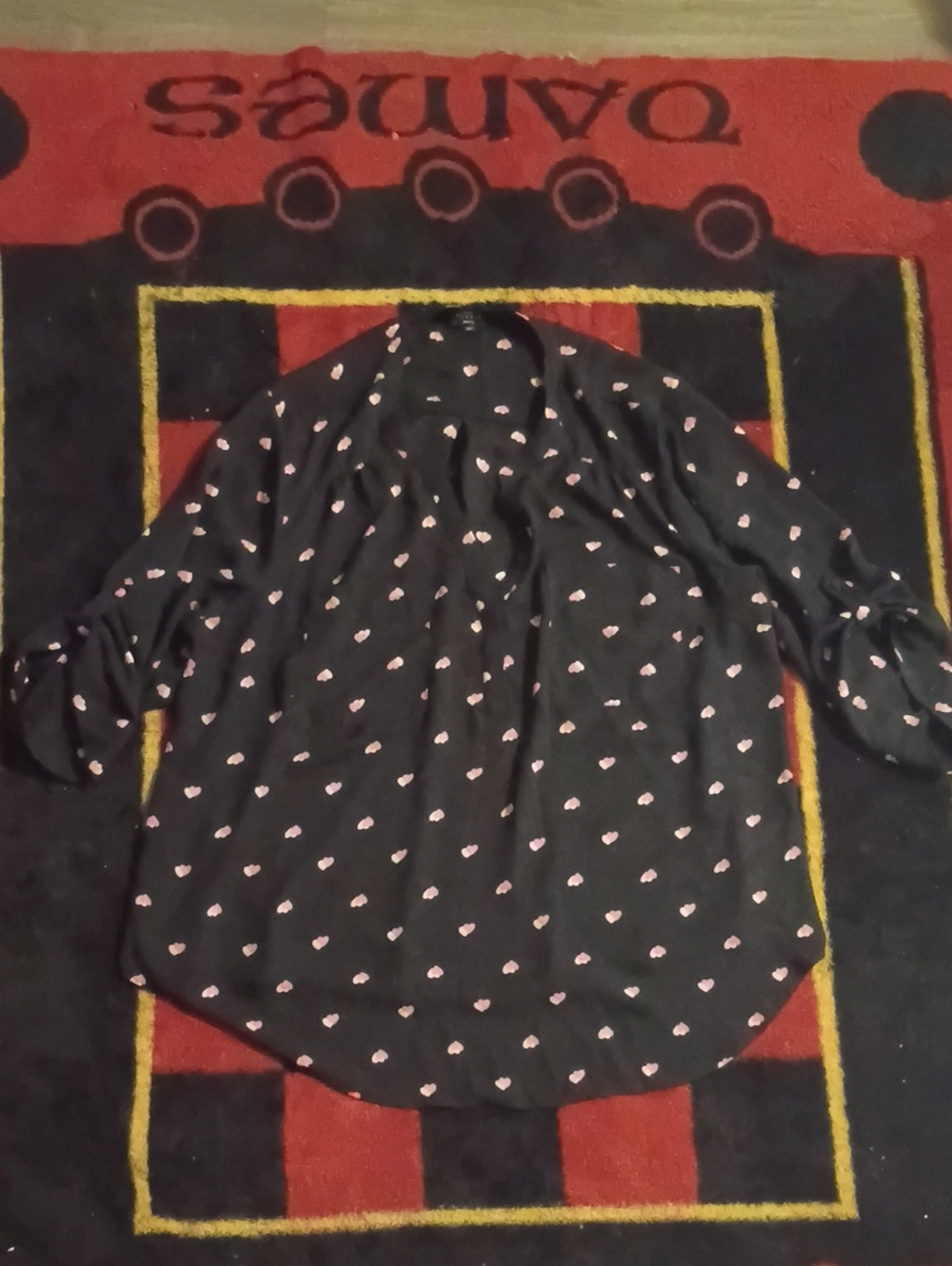 Torrid button up top